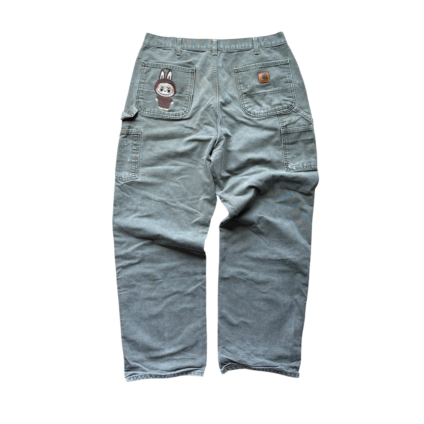 (36X34) LABUBU CARHARTT CARPENTER PANTS