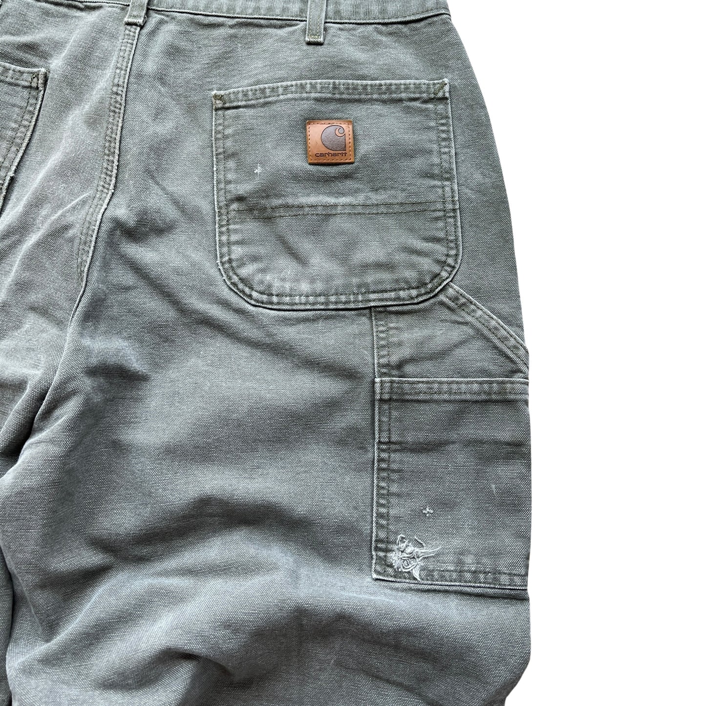 (36X34) LABUBU CARHARTT CARPENTER PANTS