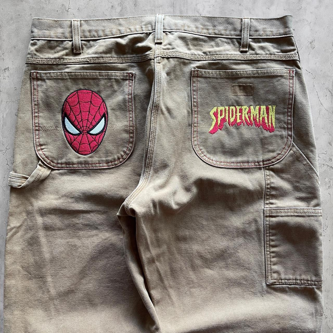 (38X32) SPIDER-MAN EMBROIDERED PANTS