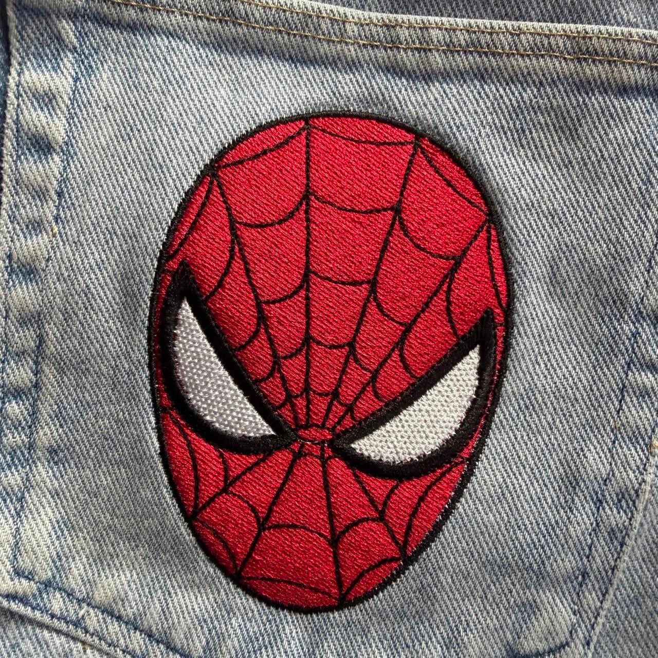 (40) Embroidered Spider-Man jorts
