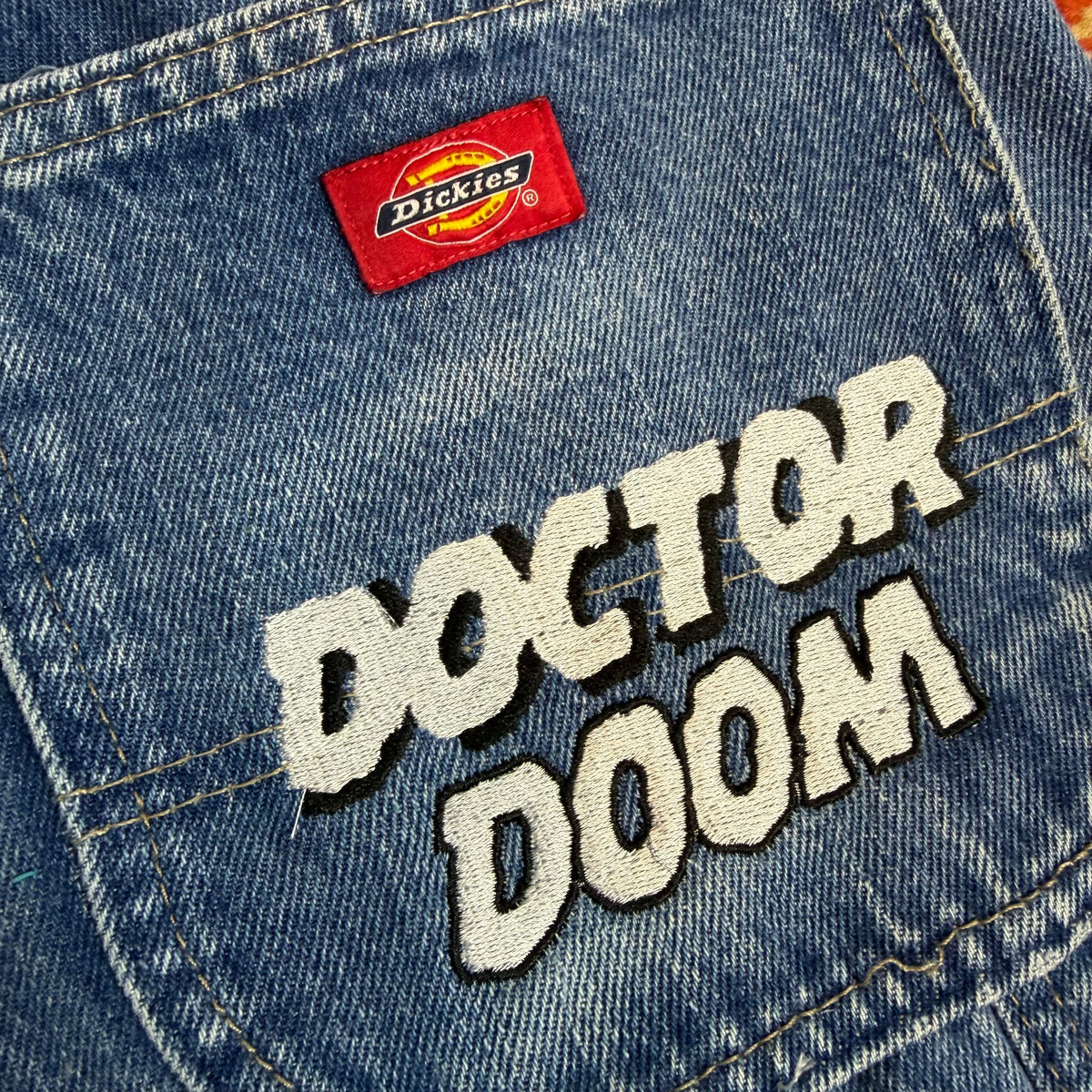 (36X30) Dr.DOOM embroidered jeans