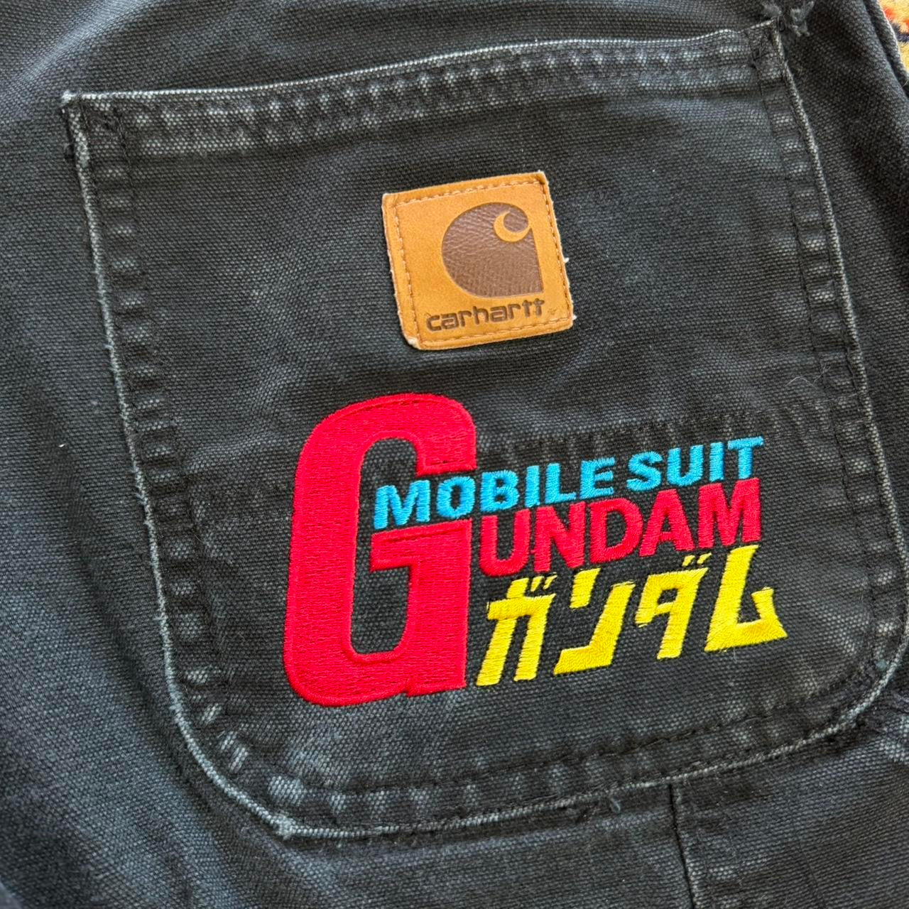 (36X32) Gundam embroidered jeans