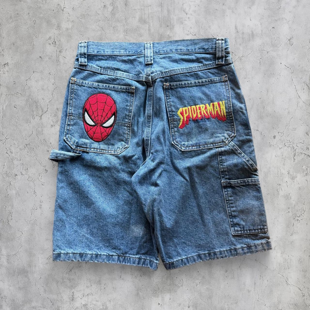 (30) Spider-Man embroidered jorts