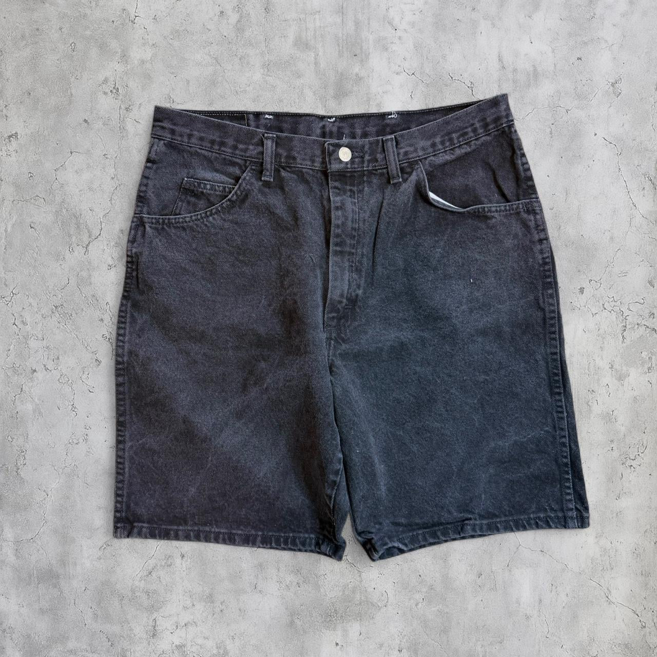 (36) PSP embroidered jorts