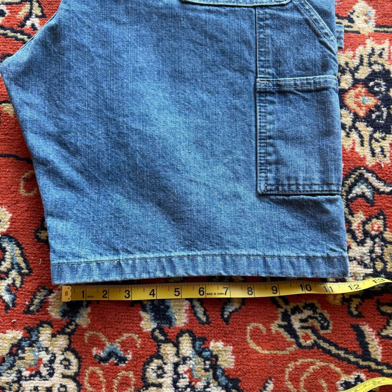 (36) soul eater embroidered jorts
