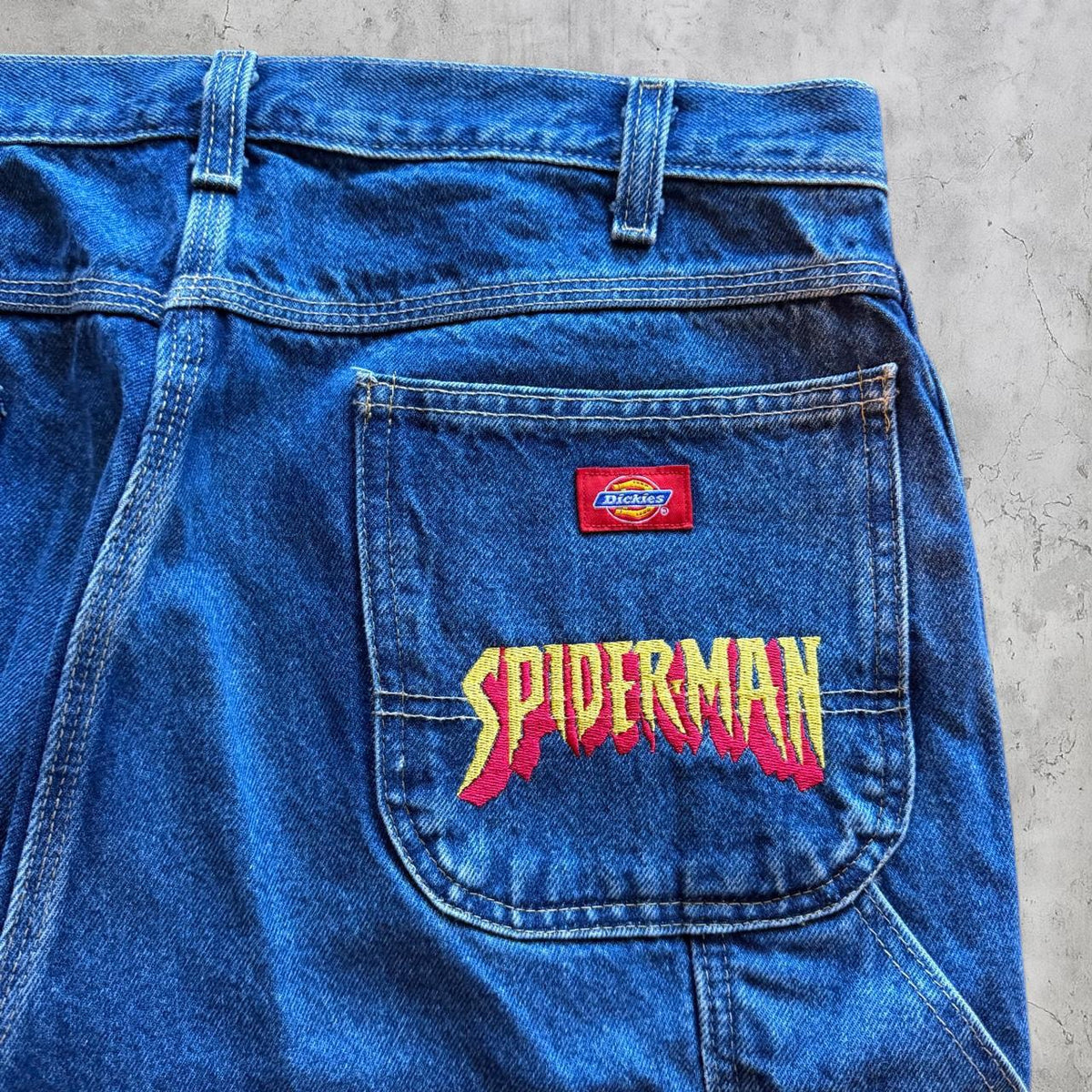 (38) Spider-Man embroidered dickies