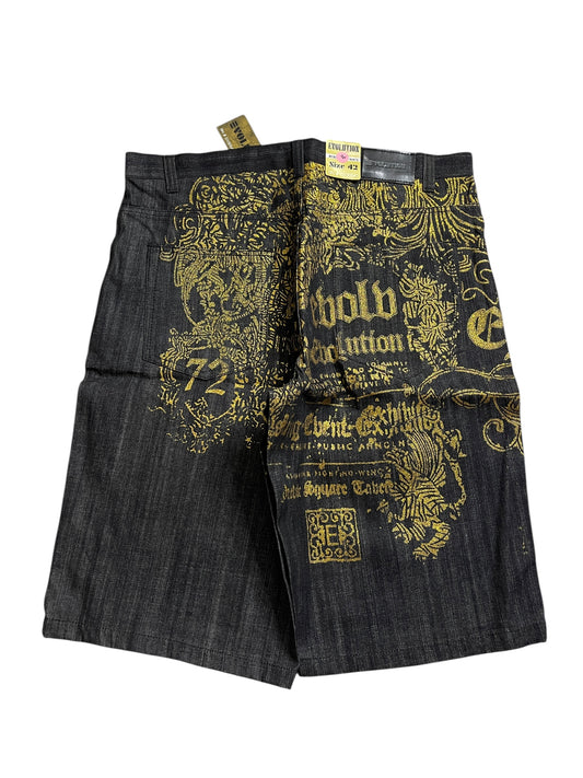 (42) Y2K EVOLUTION BAGGY JORTS