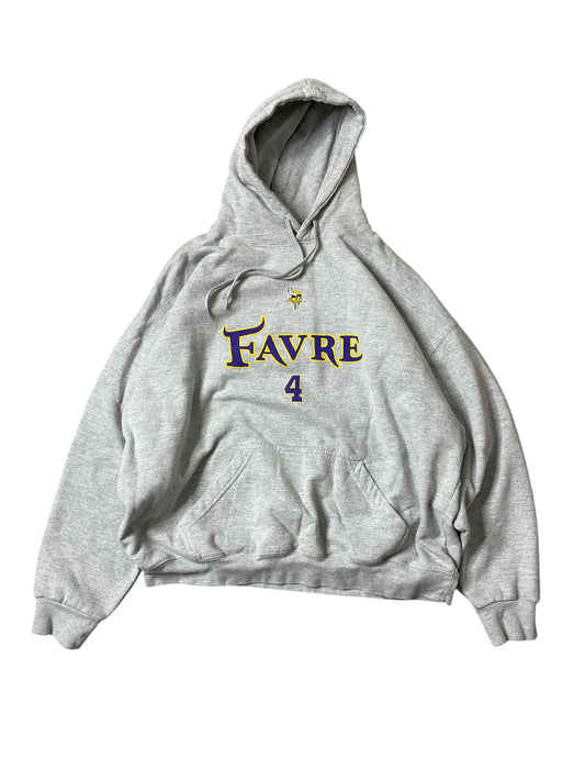 (XL) 2000s BRETT FARVE VIKINGS HOODIE