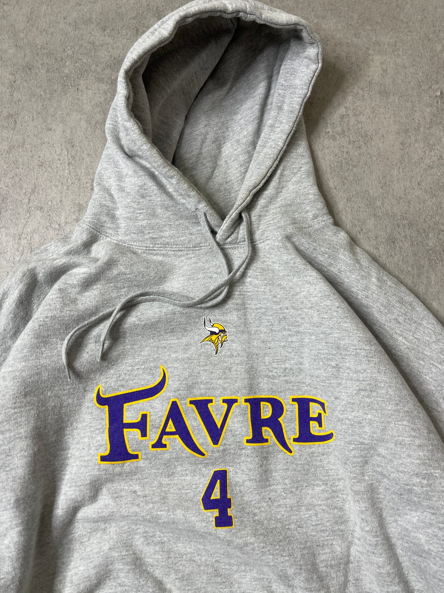 (XL) 2000s BRETT FARVE VIKINGS HOODIE
