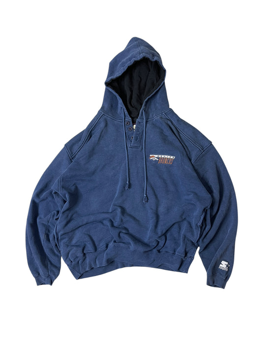 (L) 90S DENVER BRONCOS STARTER HOODIE