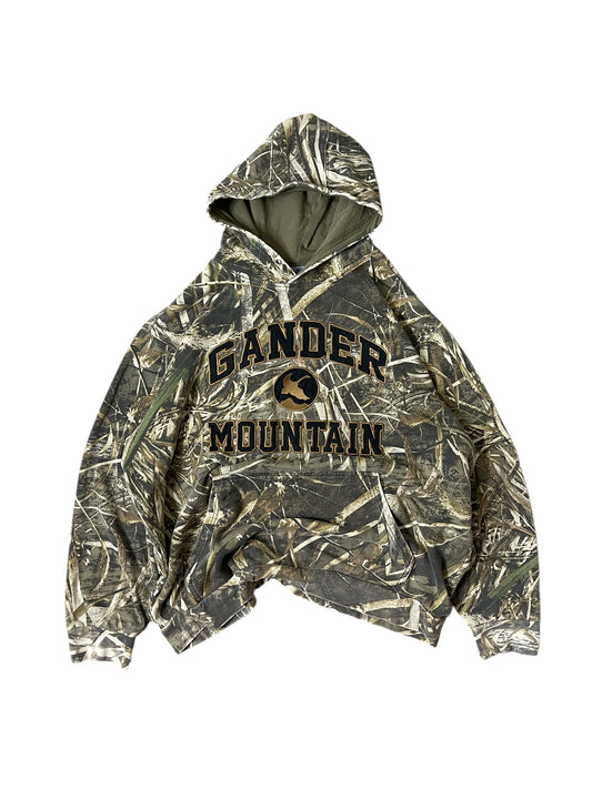 (XL) 2000s Gander camo hoodie