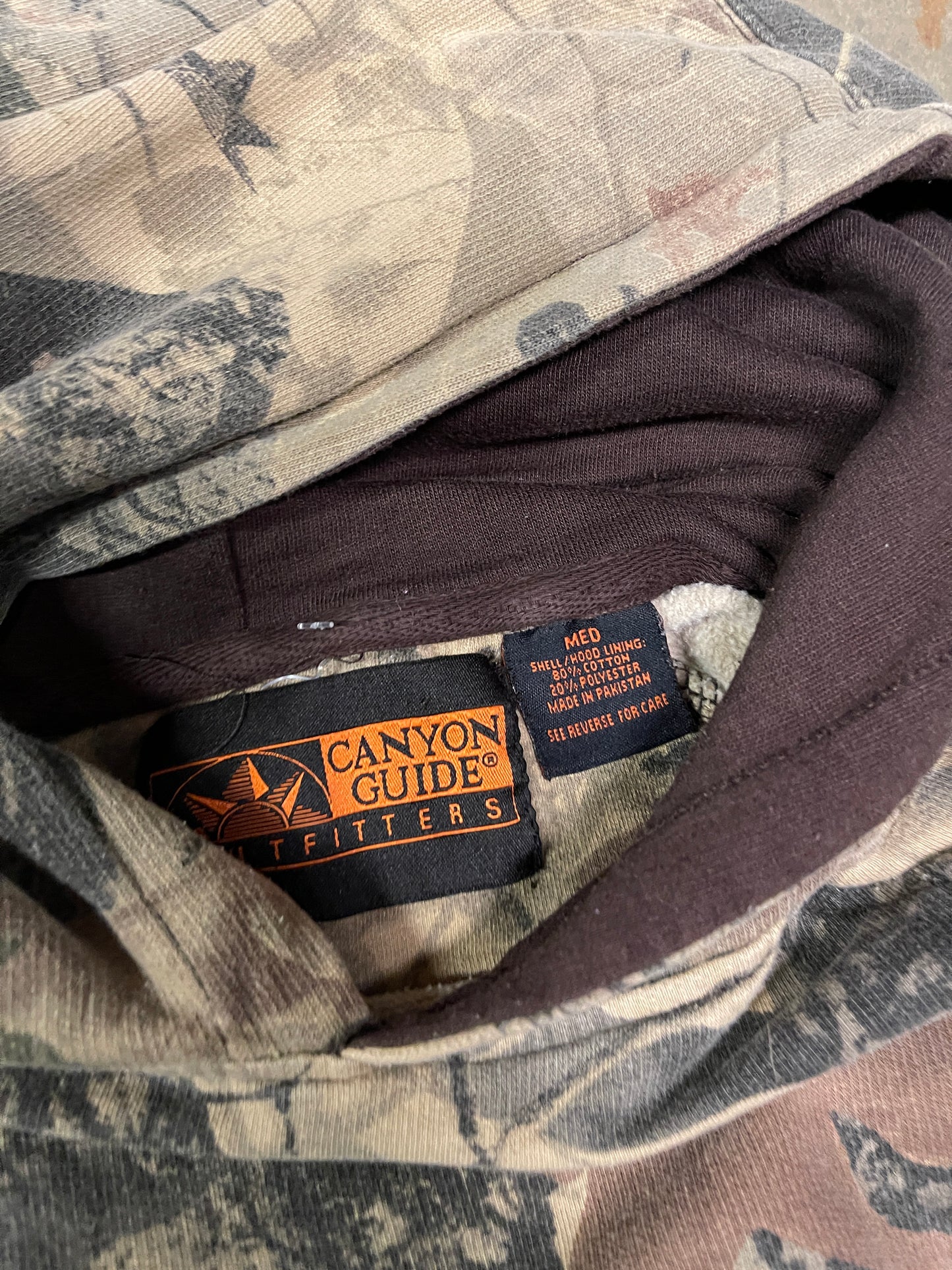 (M) 2000s CAMO HOODIE