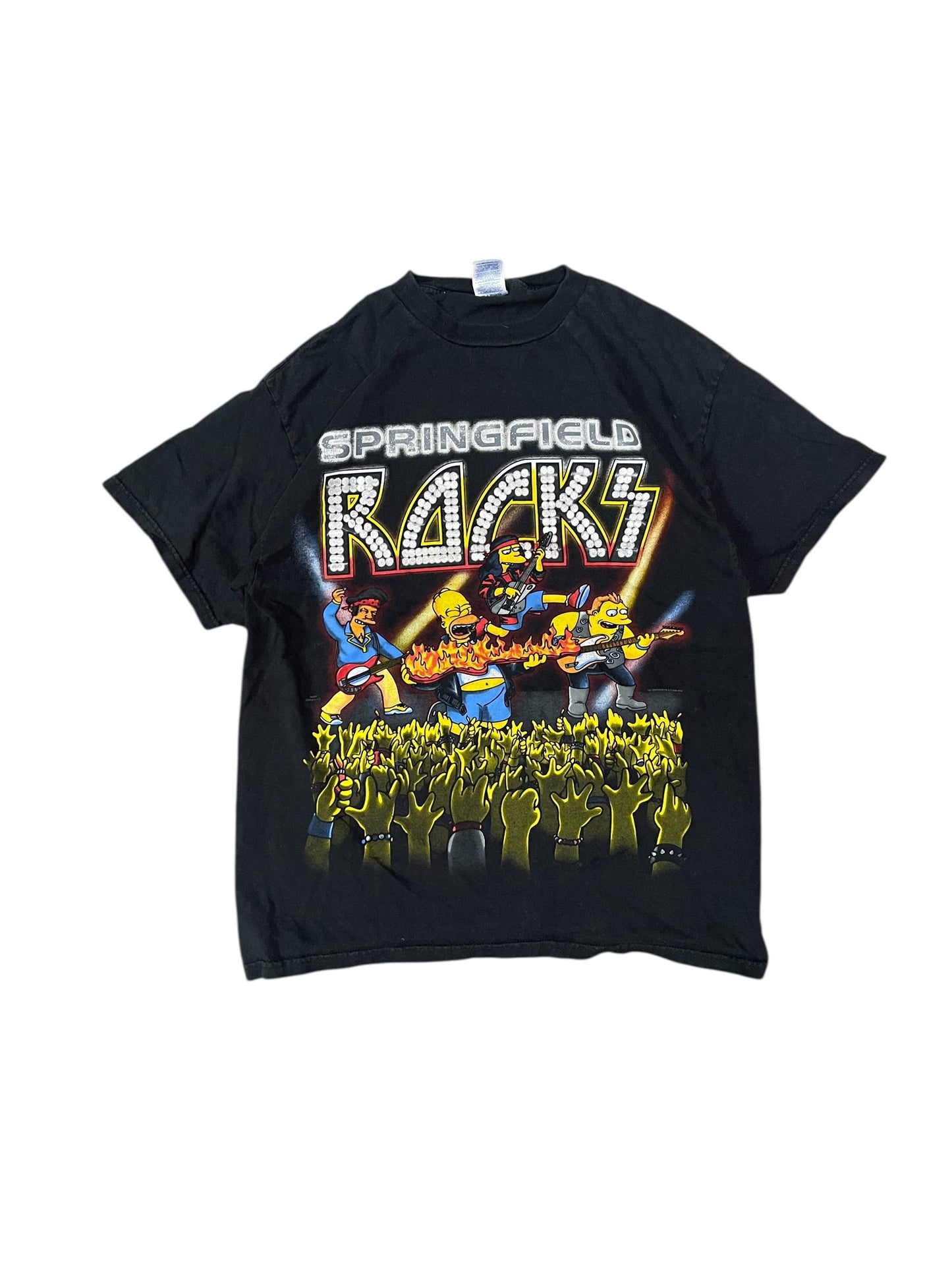 (L) Vintage 2000s Simpsons Springfield Racks T-Shirt