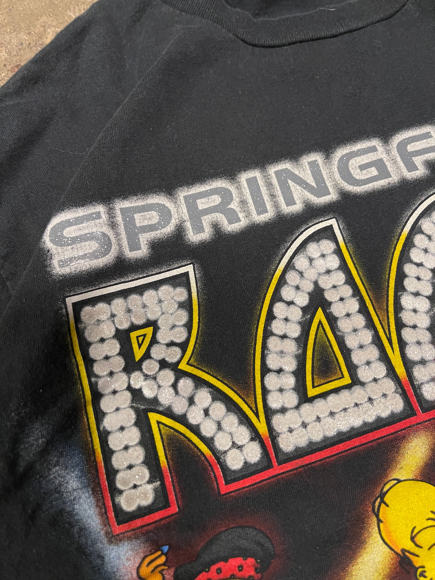 (L) Vintage 2000s Simpsons Springfield Racks T-Shirt