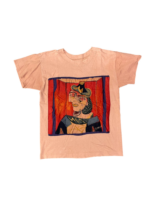 (L) Vintage 90s Picasso art shirt