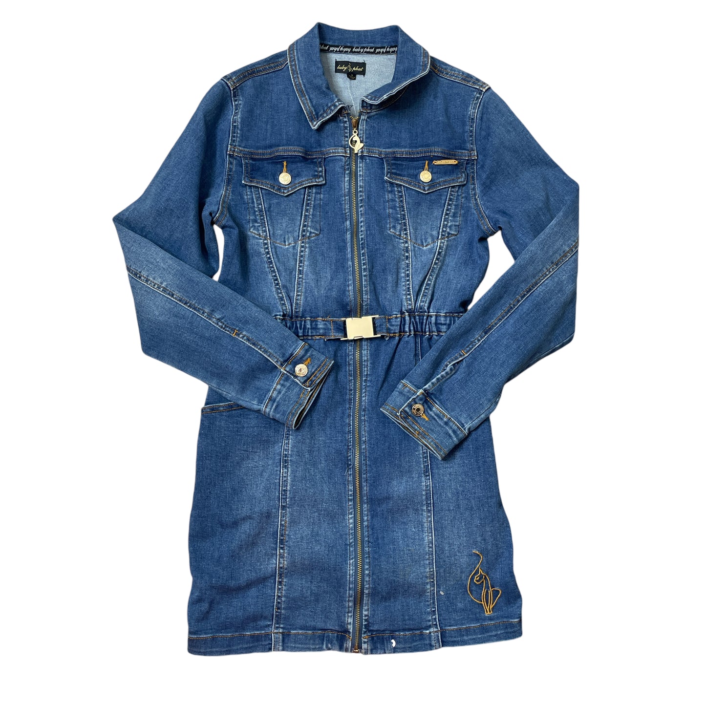 Baby Phat Denim Shirt Dress