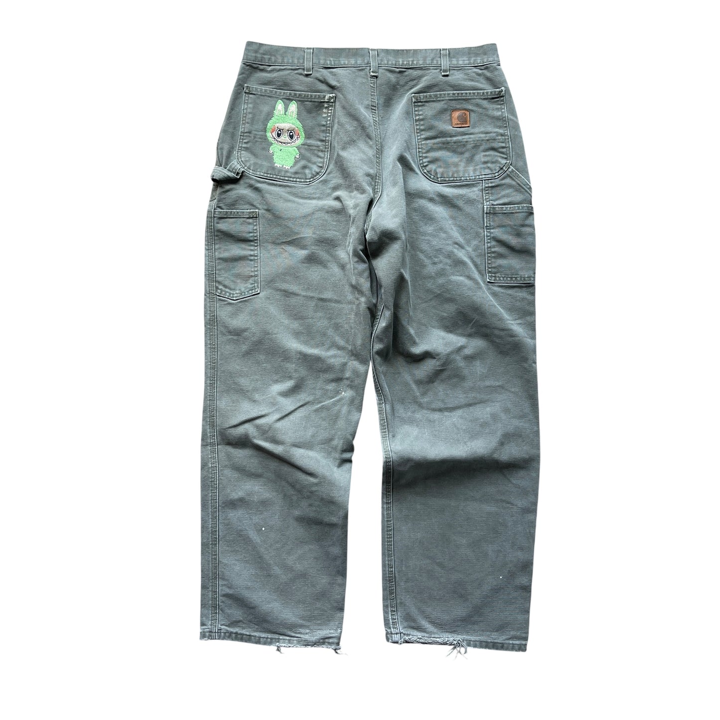 (38x32) LABUBU CARHARTT CARPENTER PANTS