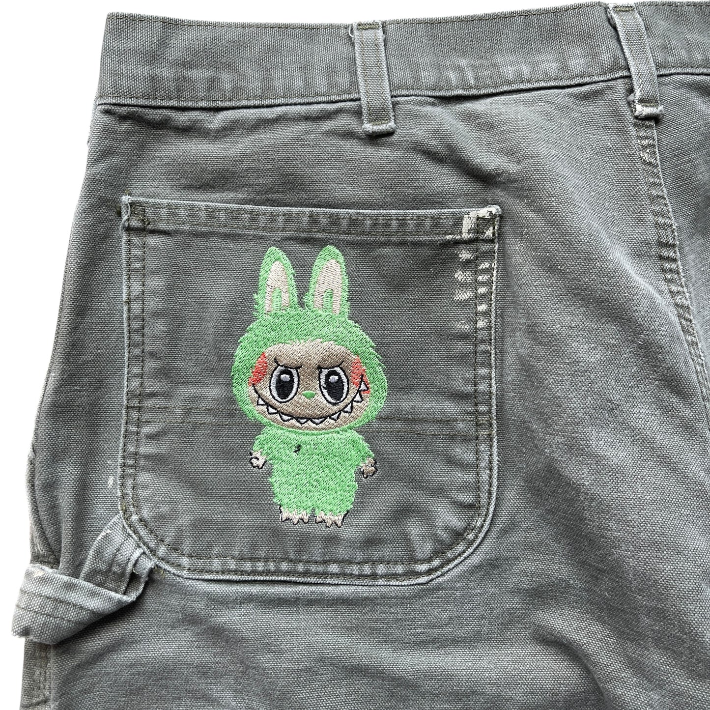 (38x32) LABUBU CARHARTT CARPENTER PANTS