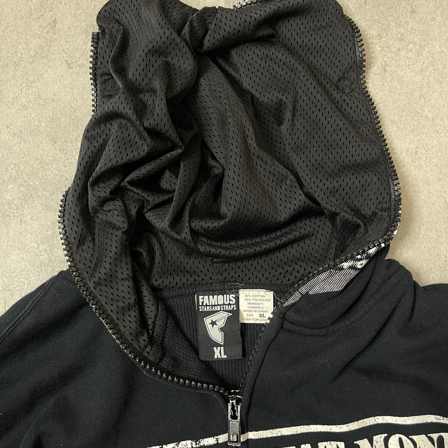 (XL) Y2K FAMOUS STARS AND STRAPS HOODIE