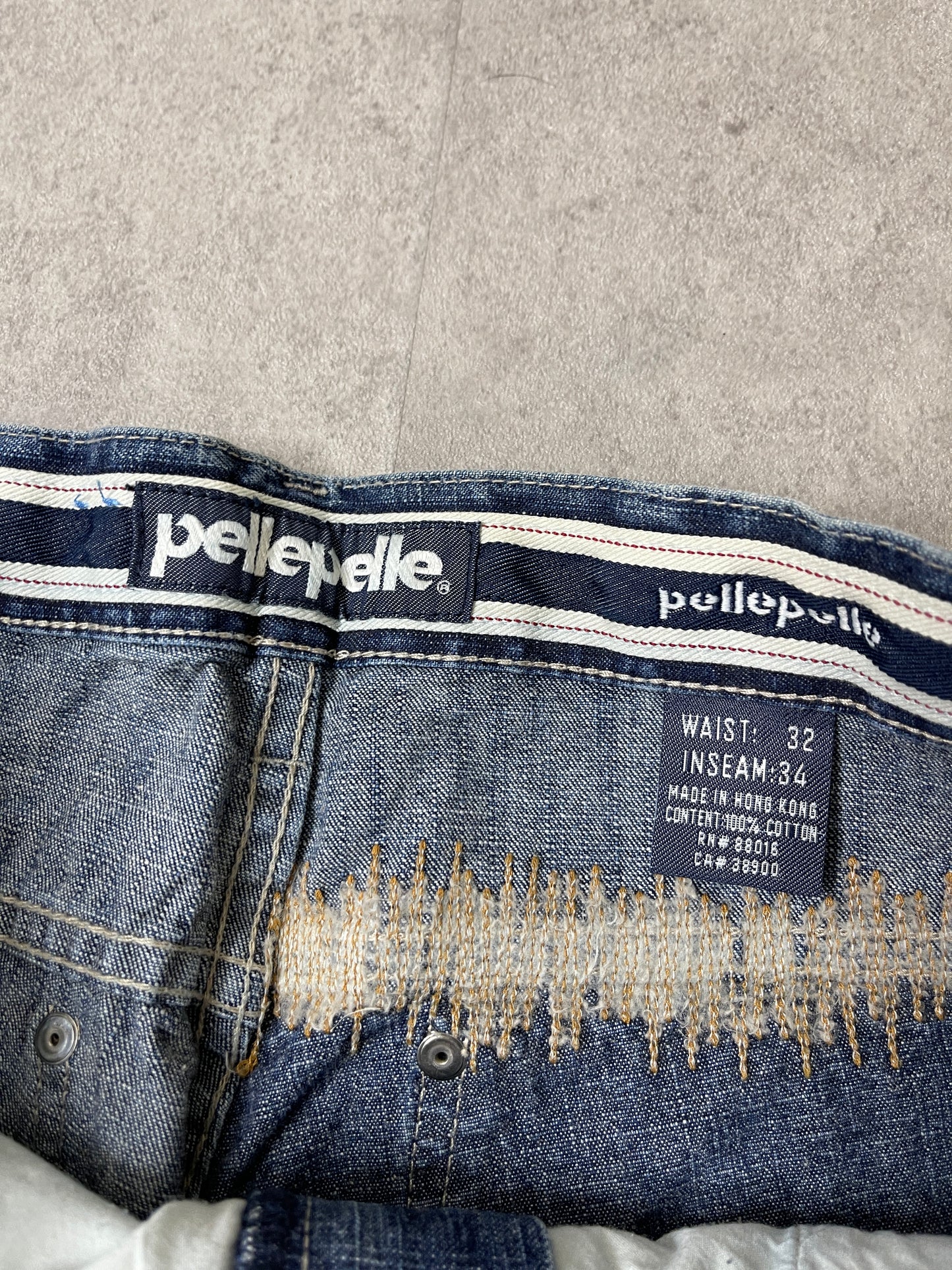 (32X34) Y2K PELLE PELLE JEANS