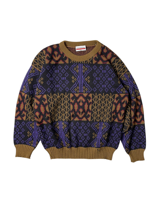 (L) 90S KNIT SWEATER