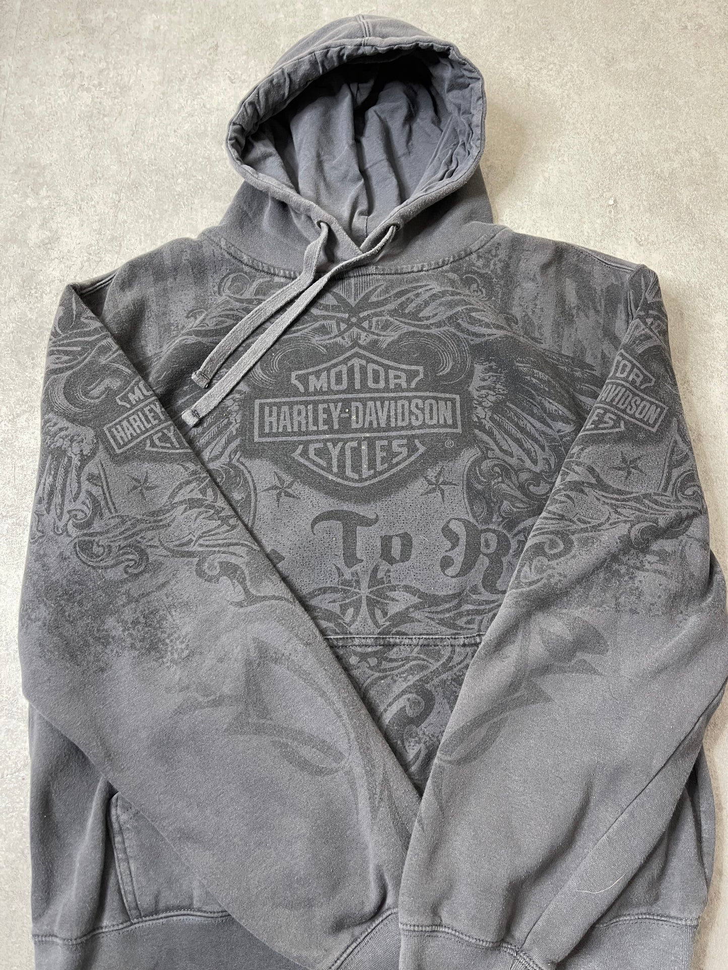 (M) Y2K HARLEY DAVISON HOODIE