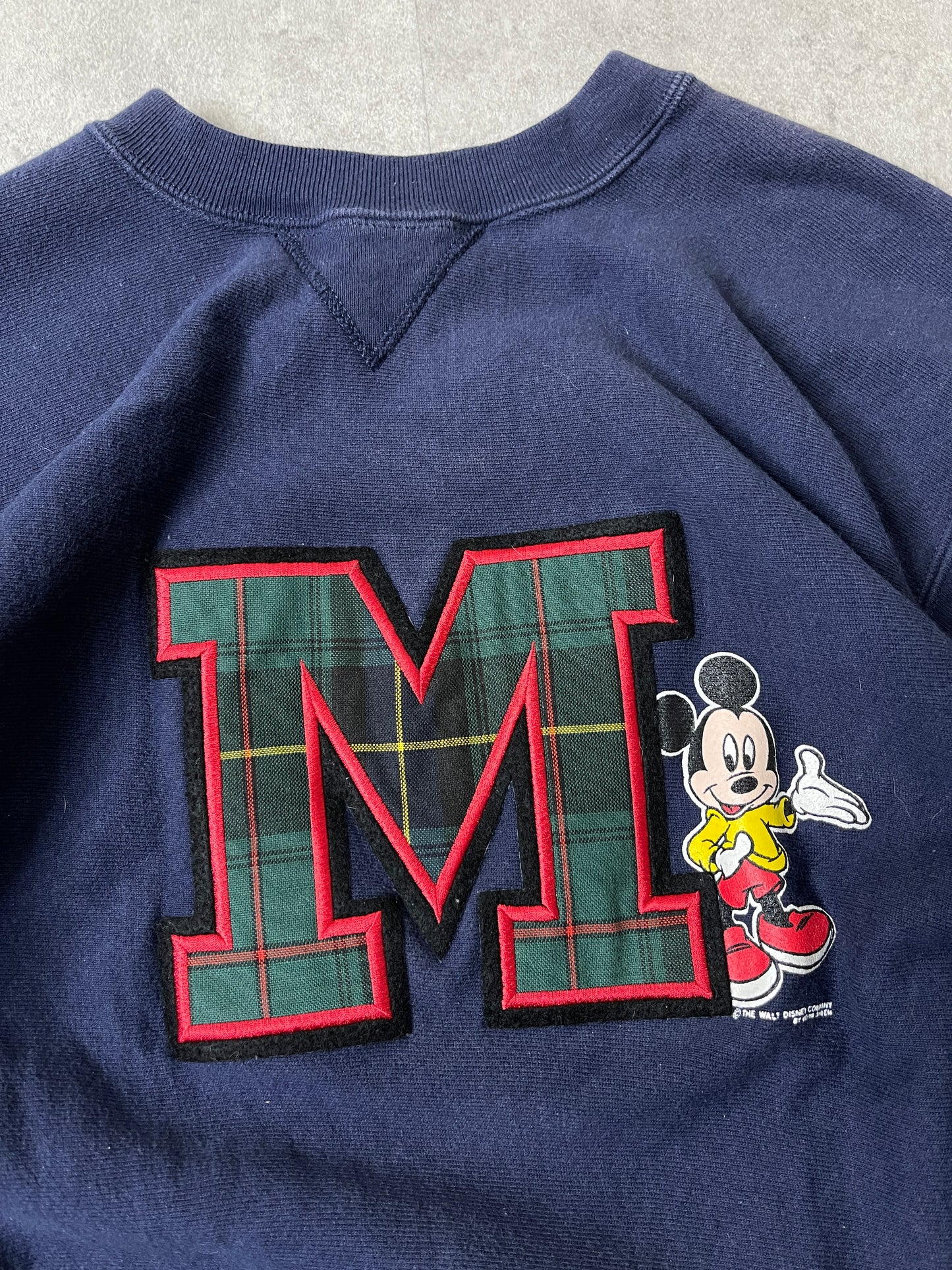 (XL) 90S MICKEY MOUSE REVERSE WEAVE