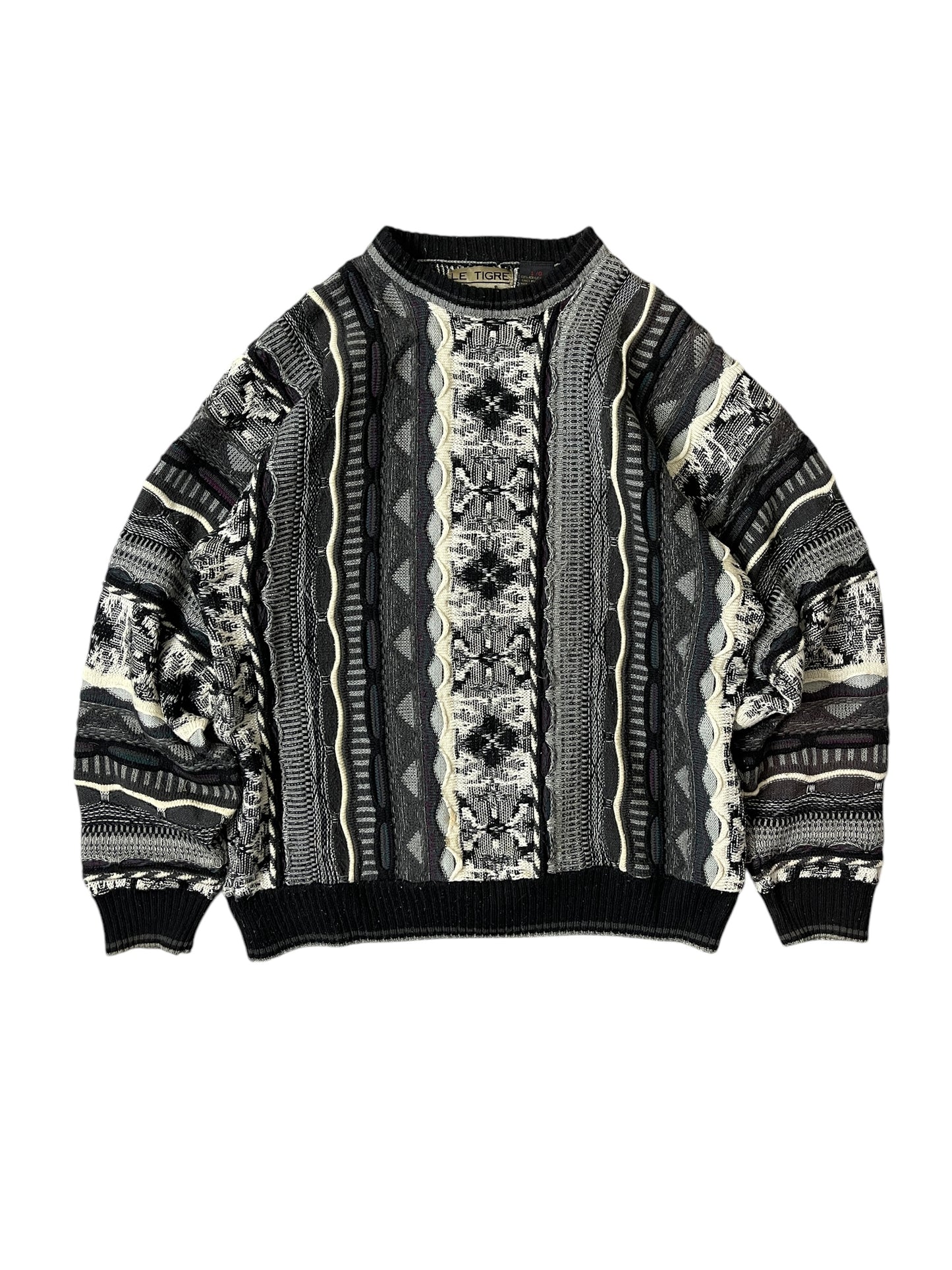 (L) 90S COOGI STYLE SWEATER