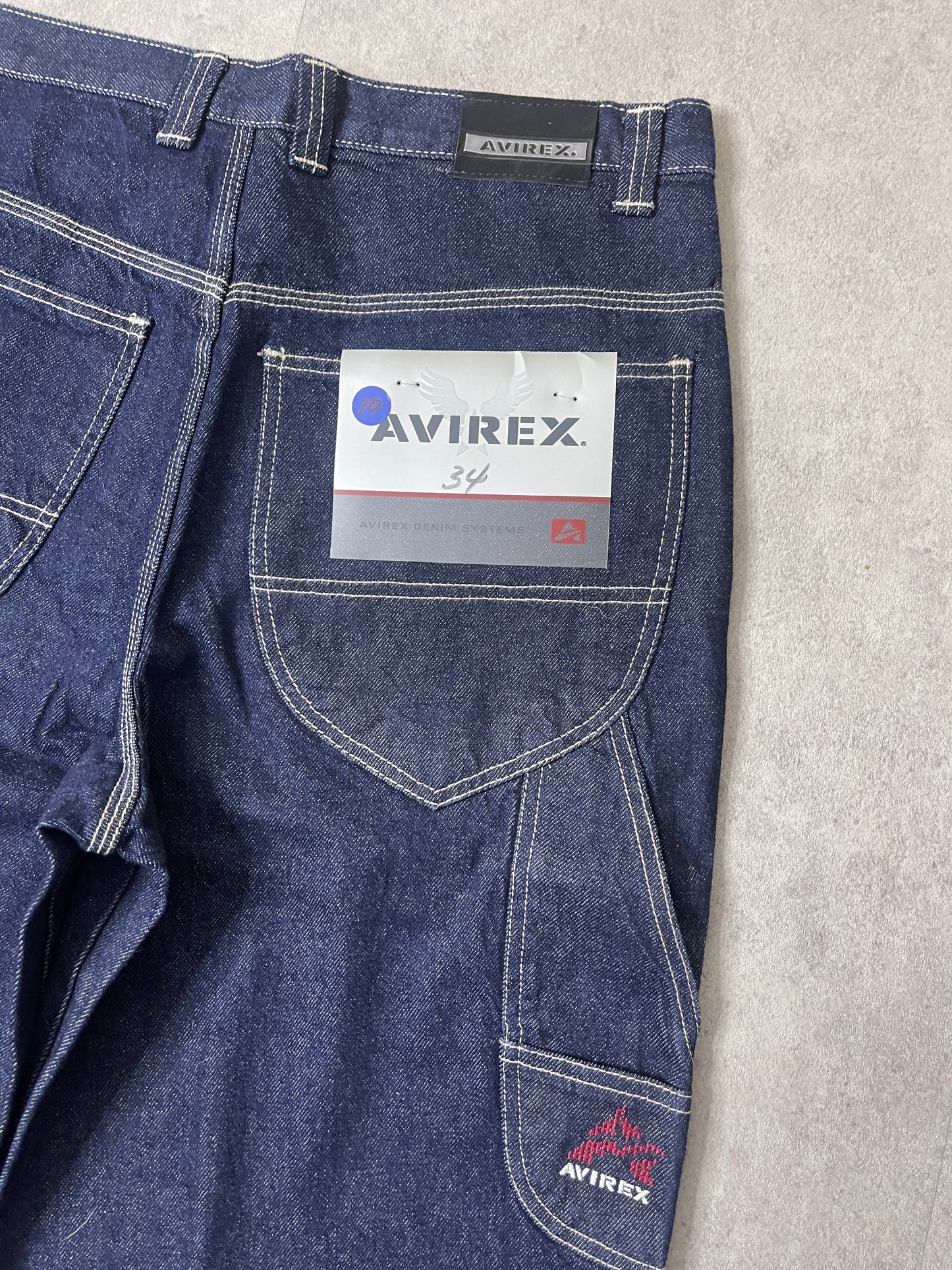 (34) NWT Y2K AVIREX CARPENTER JEANS