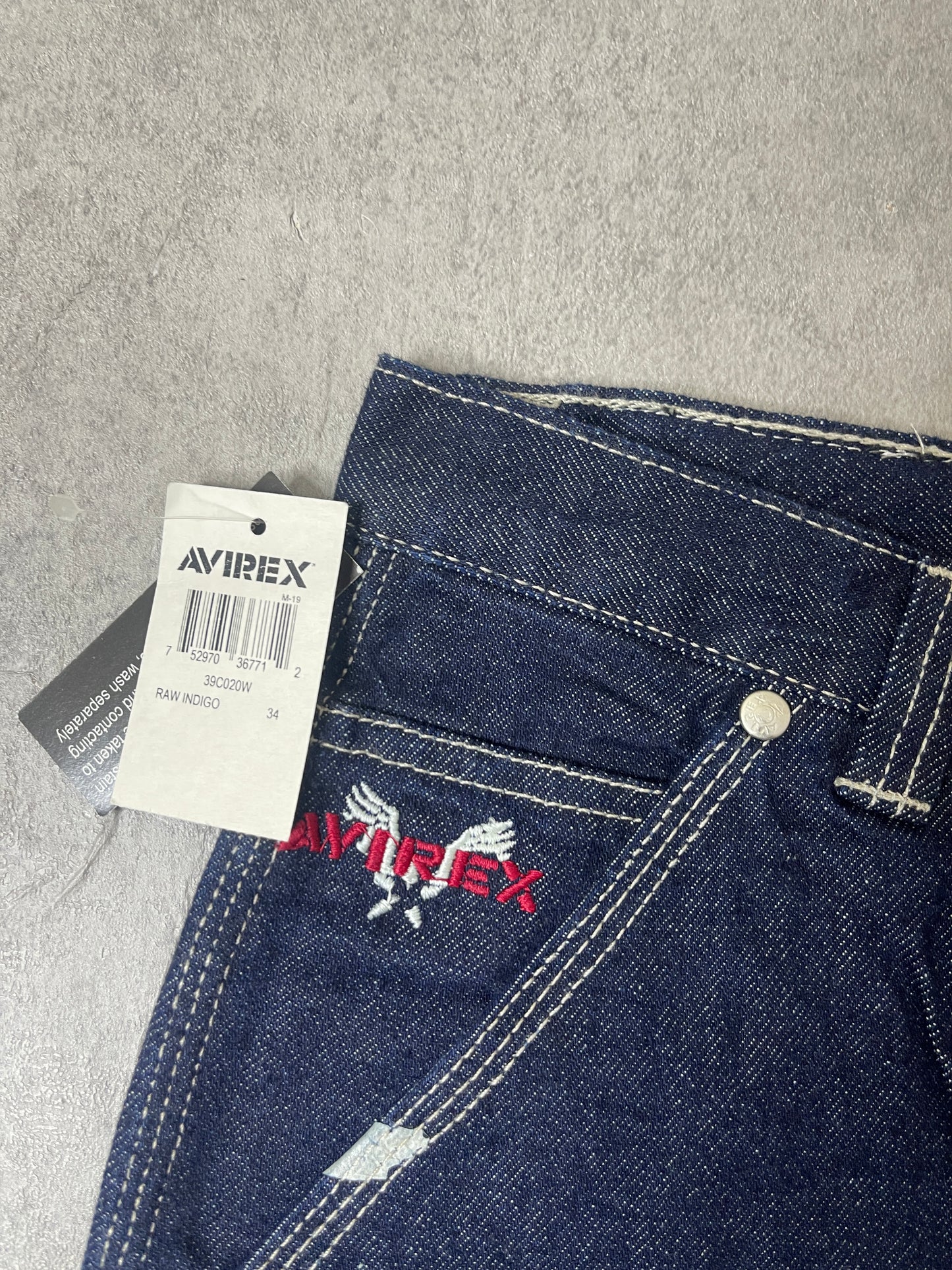 (34) NWT Y2K AVIREX CARPENTER JEANS