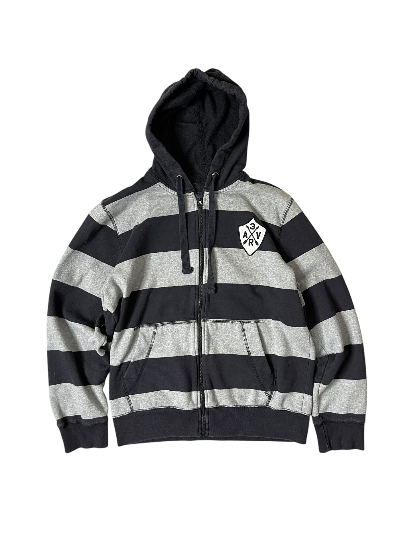 (L) Y2K STRIPE HOODIE