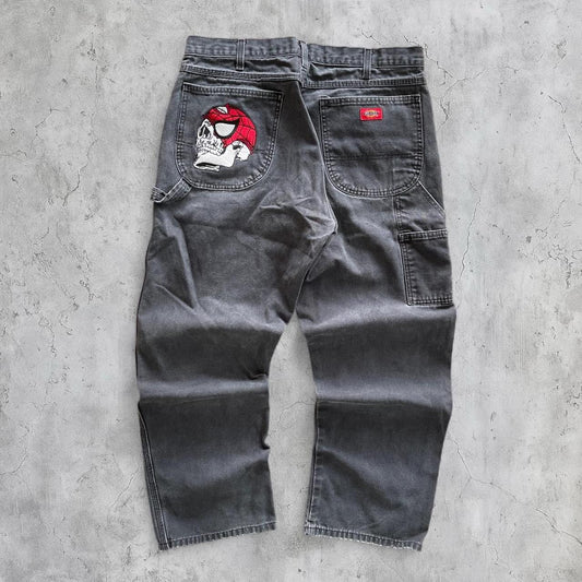 (36) SPIDERMAN SKULL JEANS