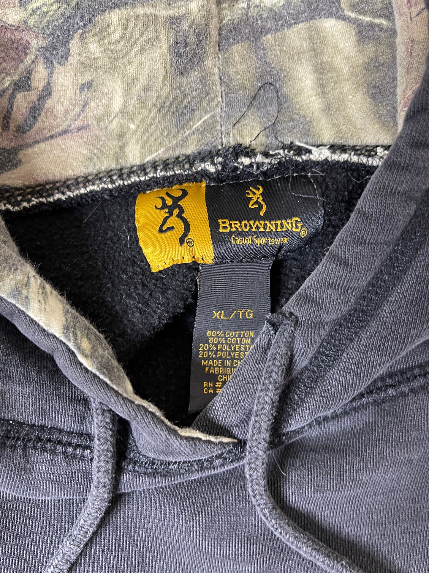 (XL) Y2K BROWNING HOODIE