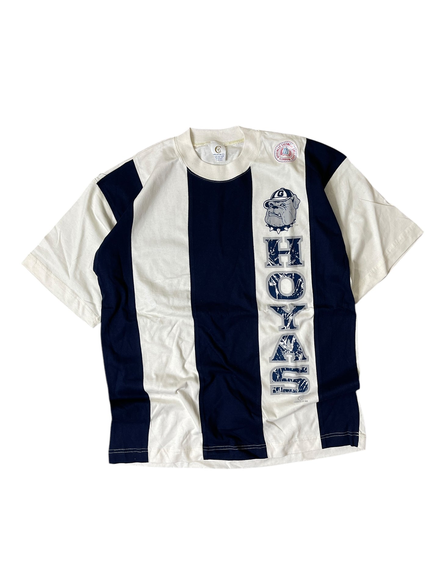 (L) 90S GEORGETOWN HOYAS SHIRT