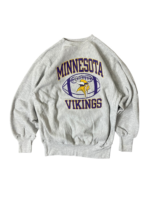 (L) 90S MINNESOTA VIKINGS REVERSE WEAVE