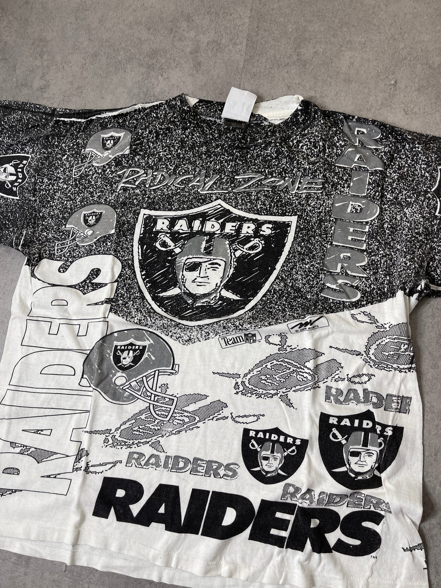 (L) 90S RAIDERS SHIRT