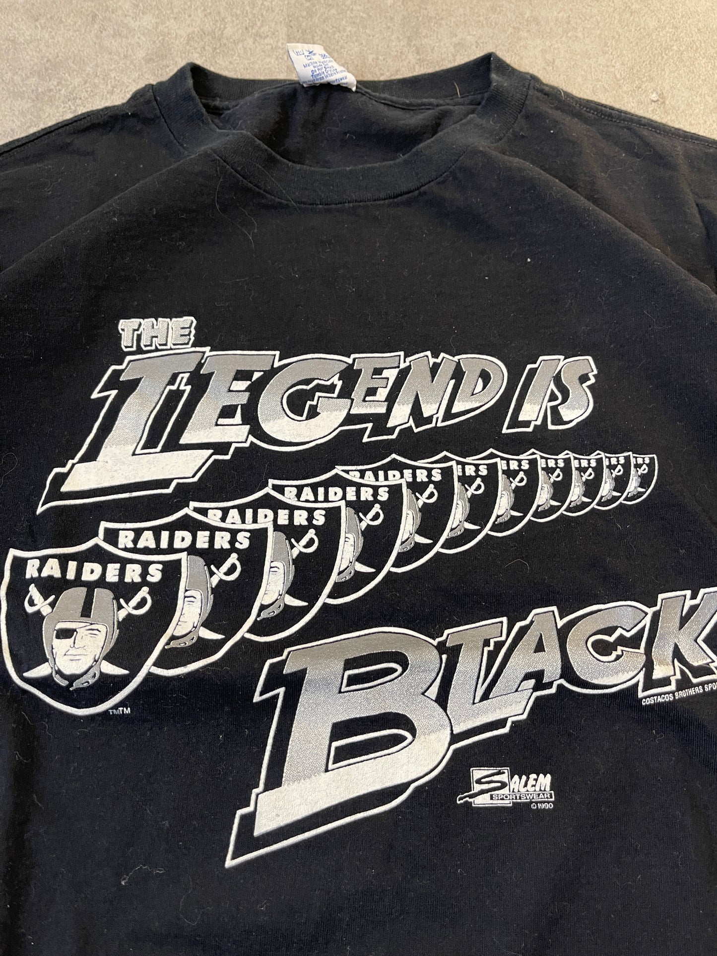 (XL) 90S RAIDERS SLAEM SHIRT