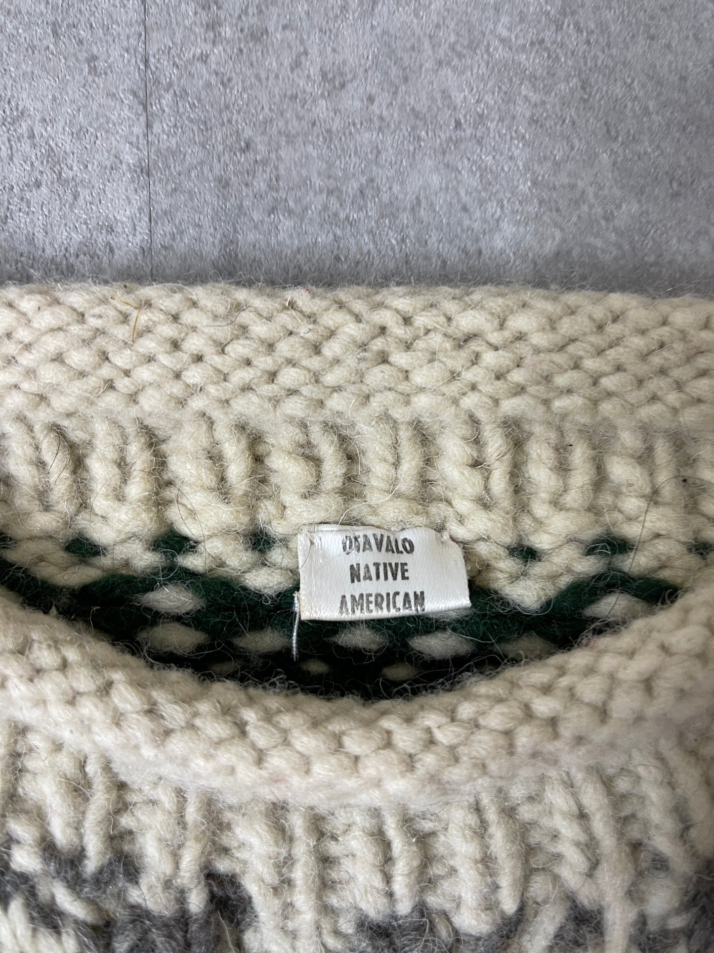 (L) 90S WOOL SWEATER