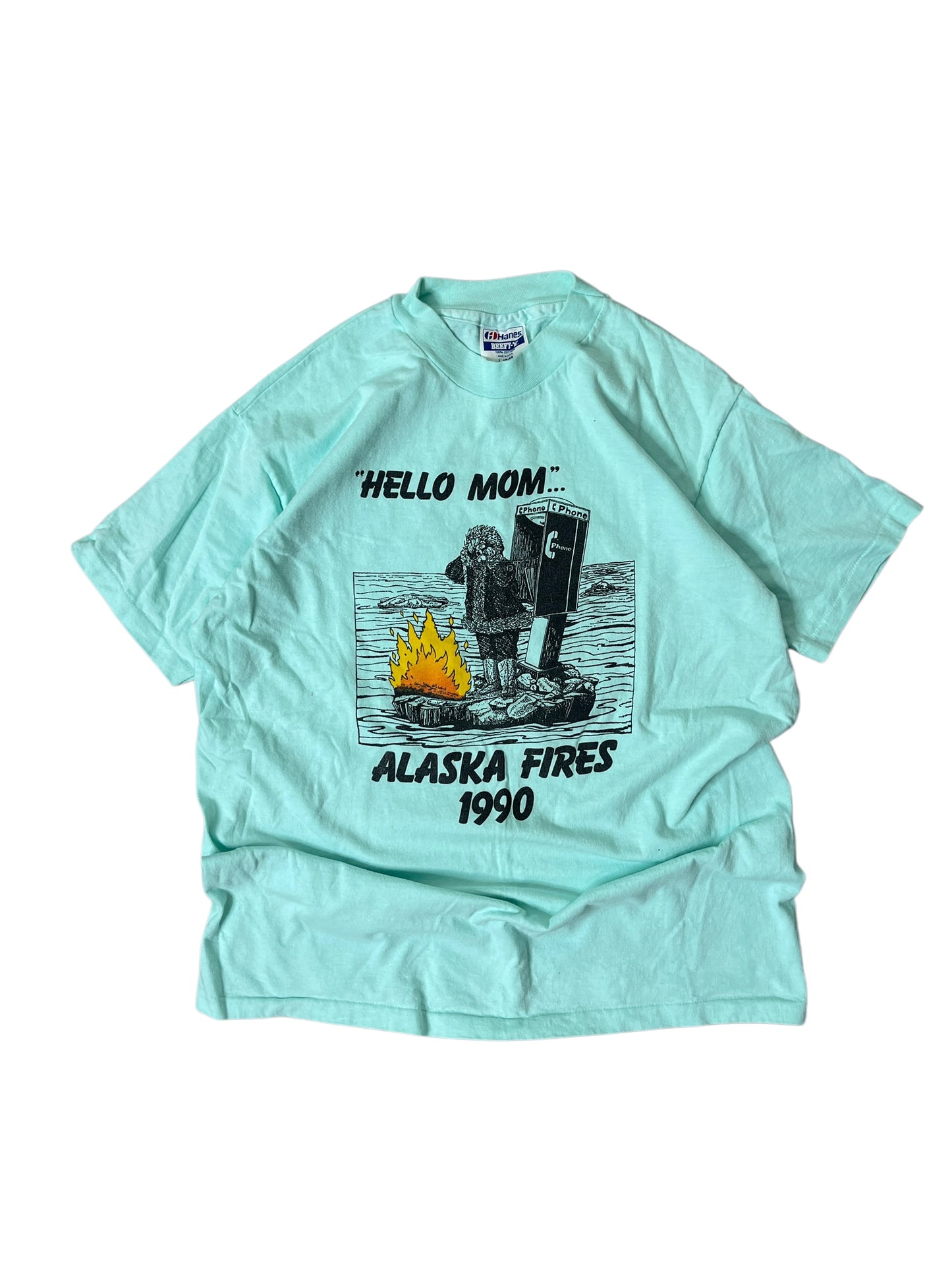 (L) 90S ALASKAS FIRES SHIRT