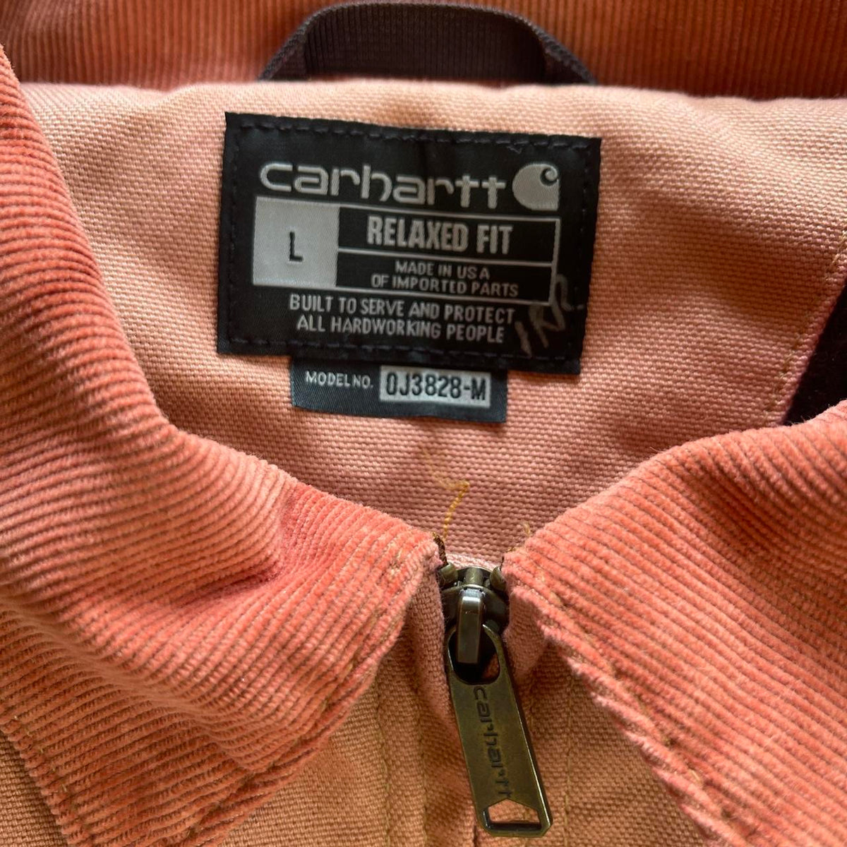 (L) PINK CARHARTT KID BUU JACKET