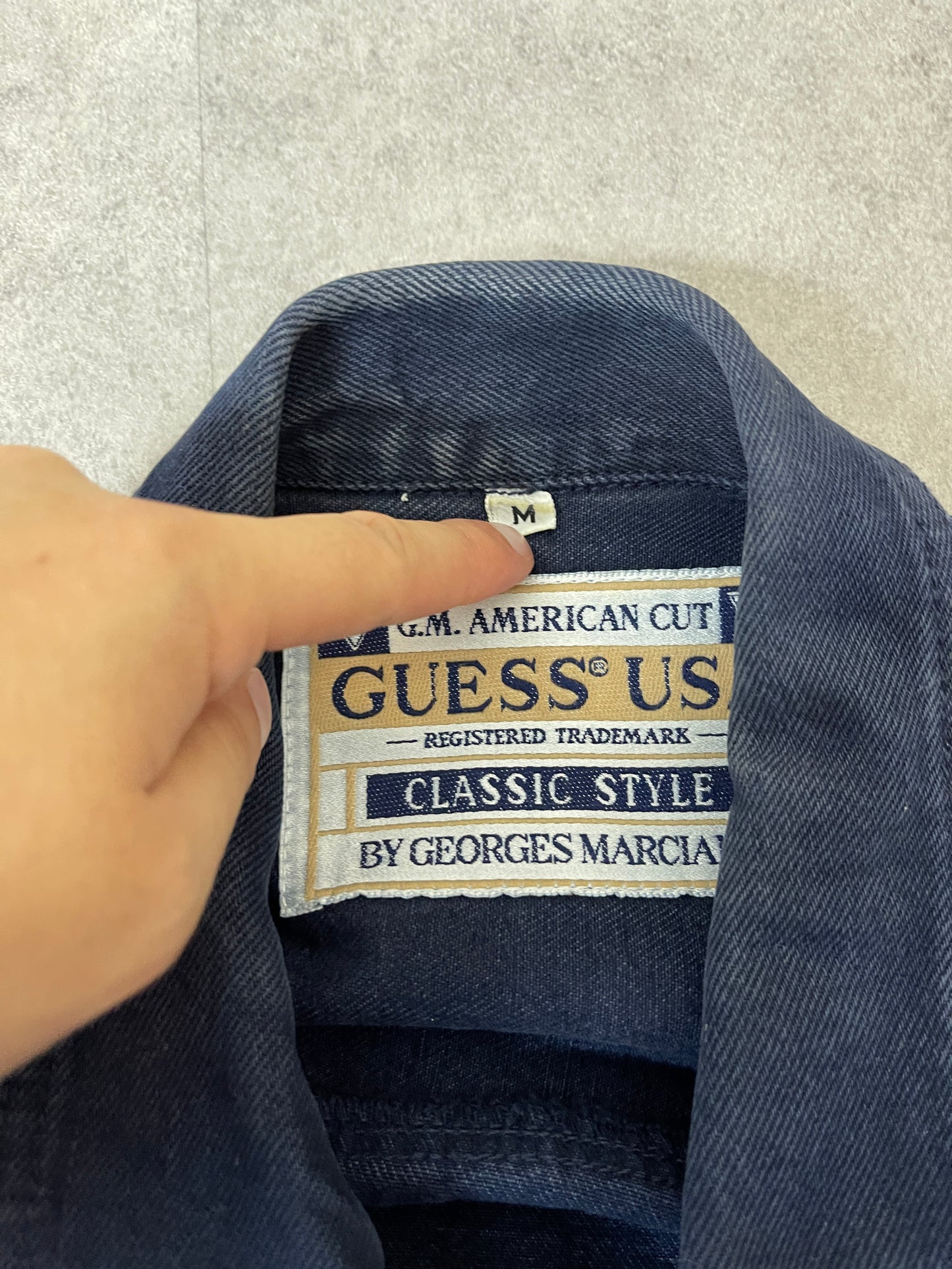 (M) 90S GUESS DENIM JACKET