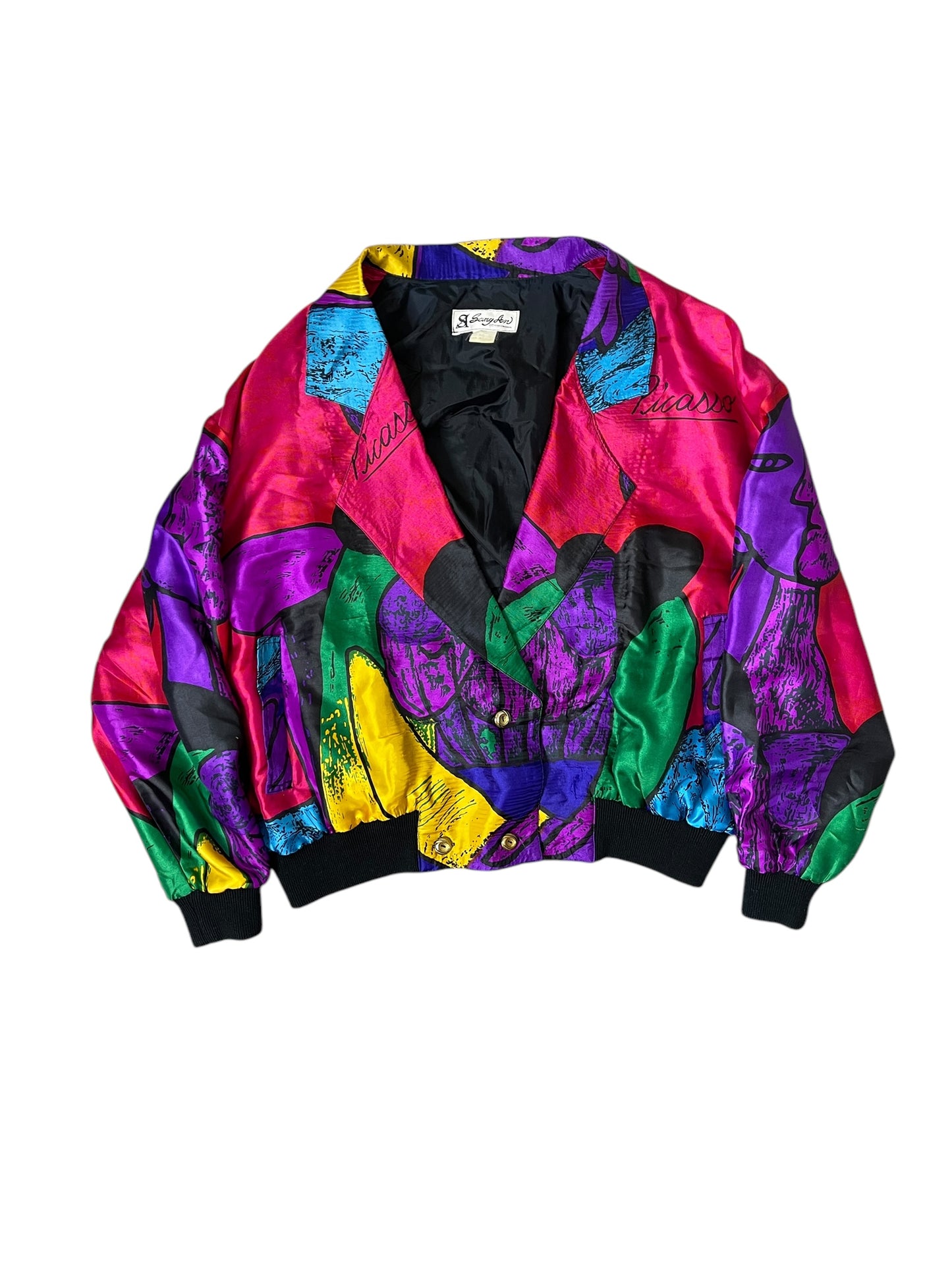 (M) 90S PICASSO BOMBER JACKET