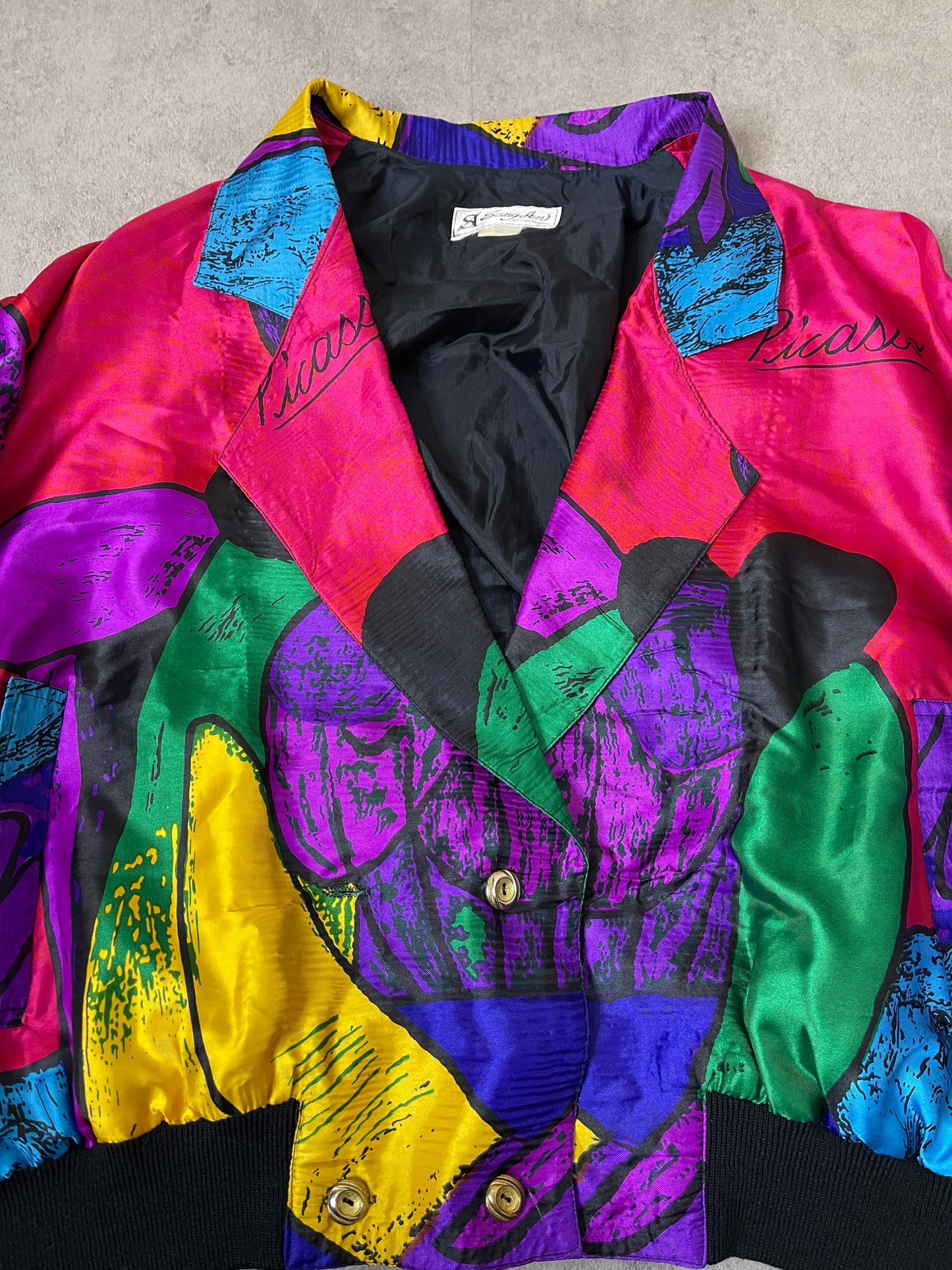 (M) 90S PICASSO BOMBER JACKET