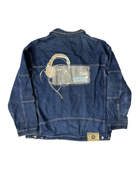 (XXL) Y2K SOUTHPOLE B-BOY JEAN JACKET