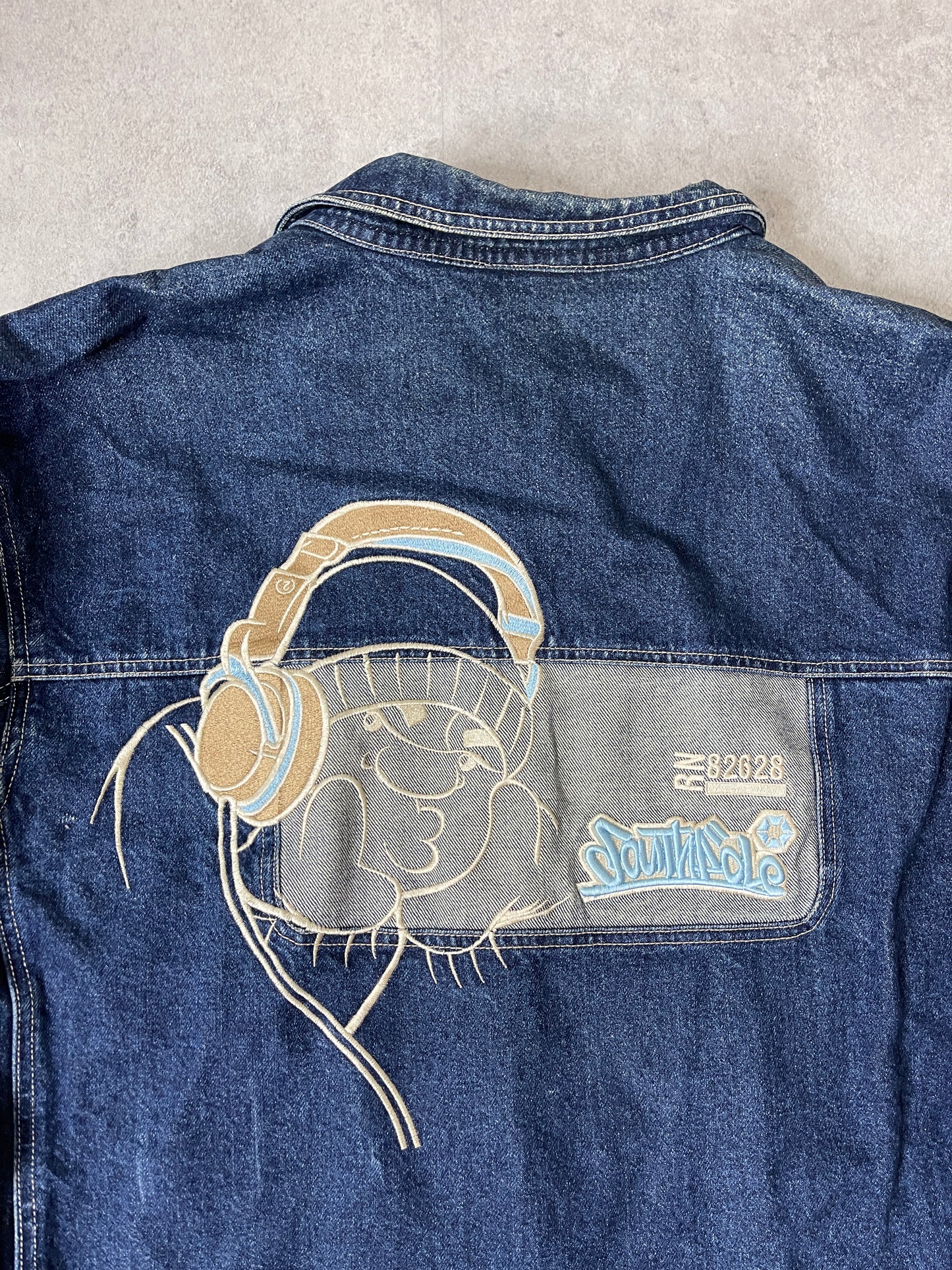 (XXL) Y2K SOUTHPOLE B-BOY JEAN JACKET