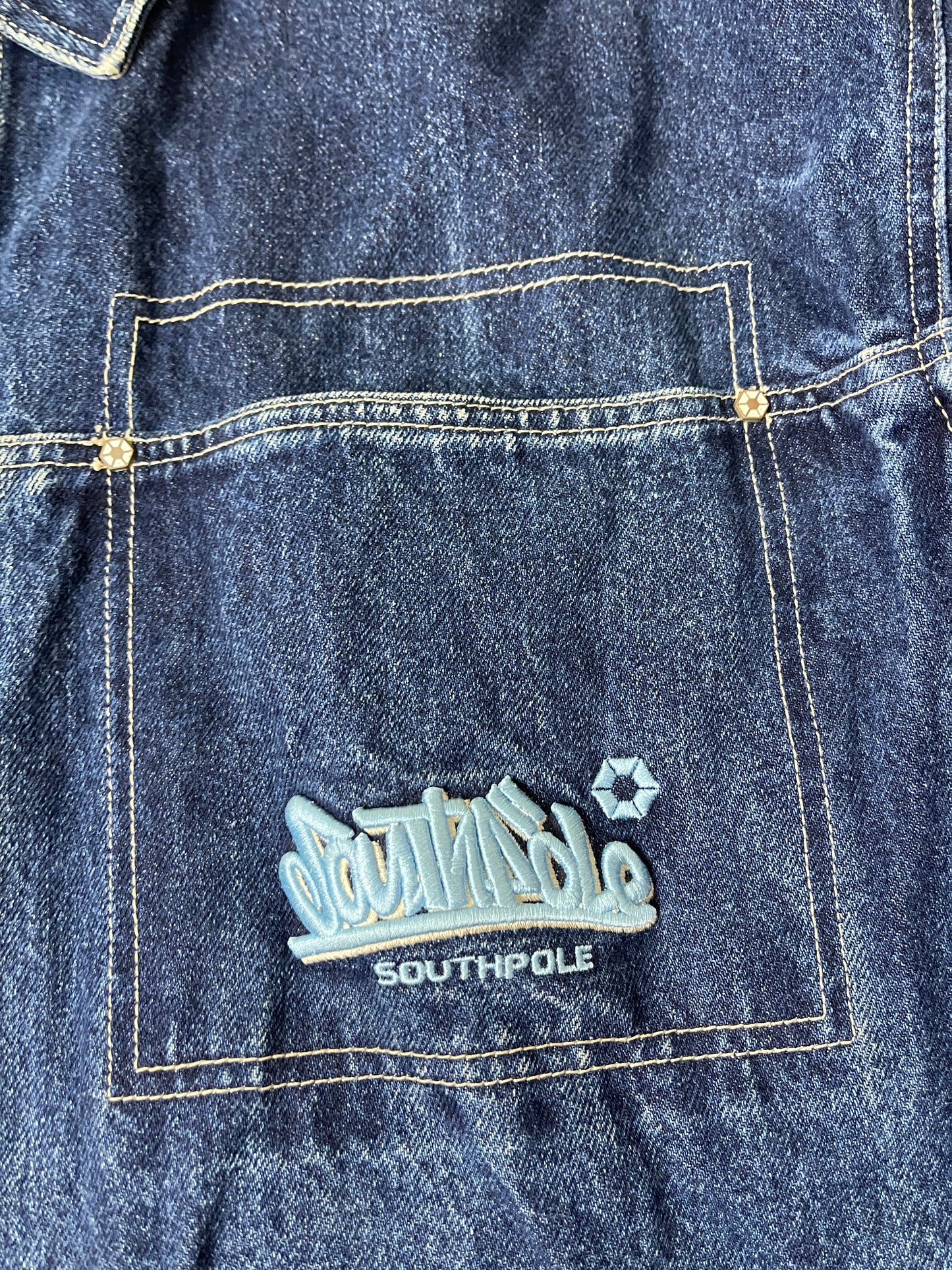 (XXL) Y2K SOUTHPOLE B-BOY JEAN JACKET