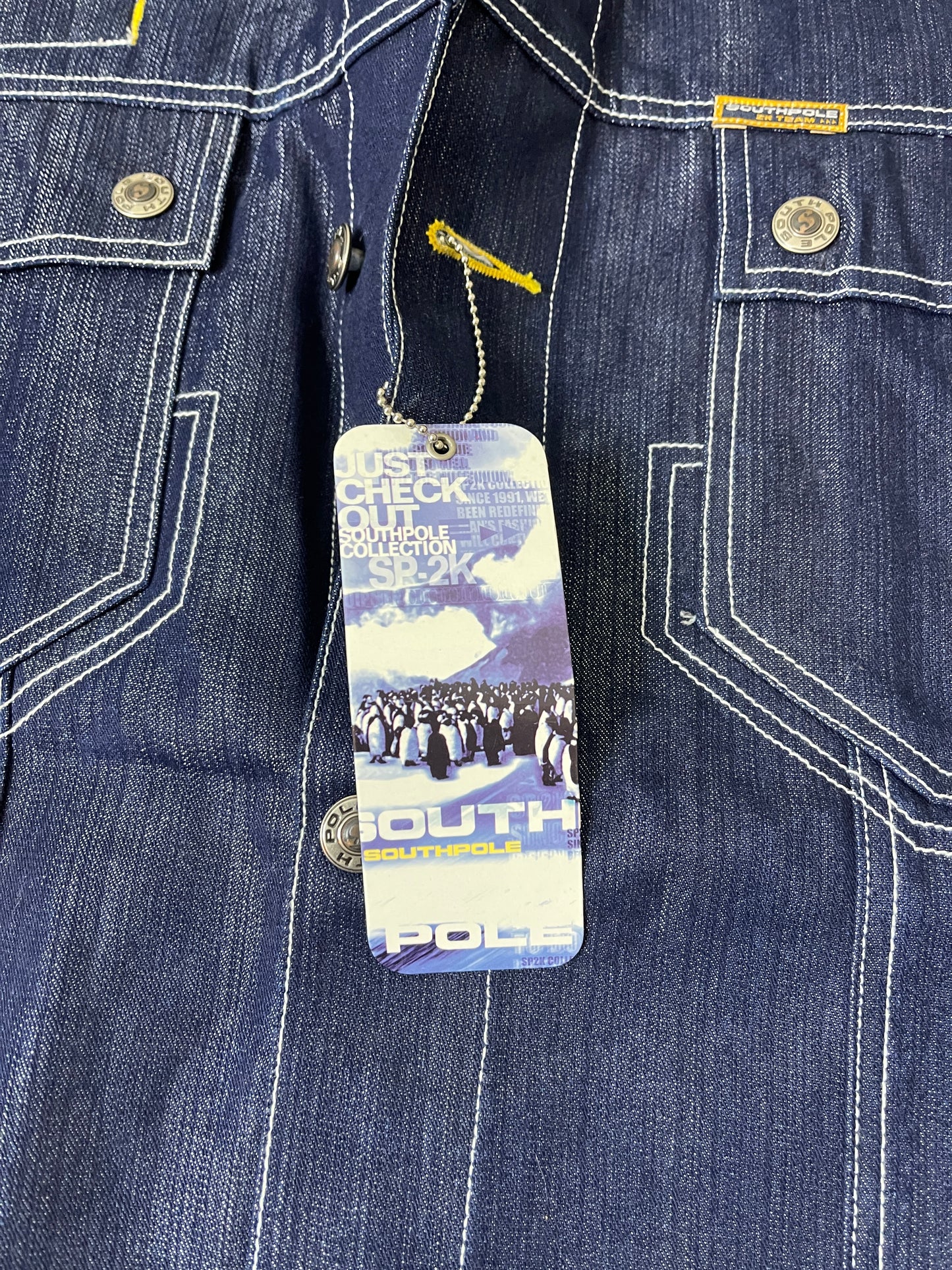 (XXL) NWT Y2K SOUTHPOLE DENIM JACKET