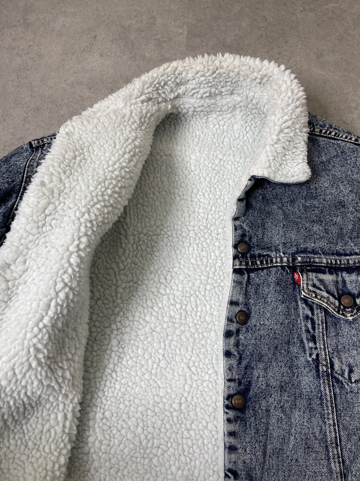 (M/L) 90S LEVIS SHERPA JEAN JACKET