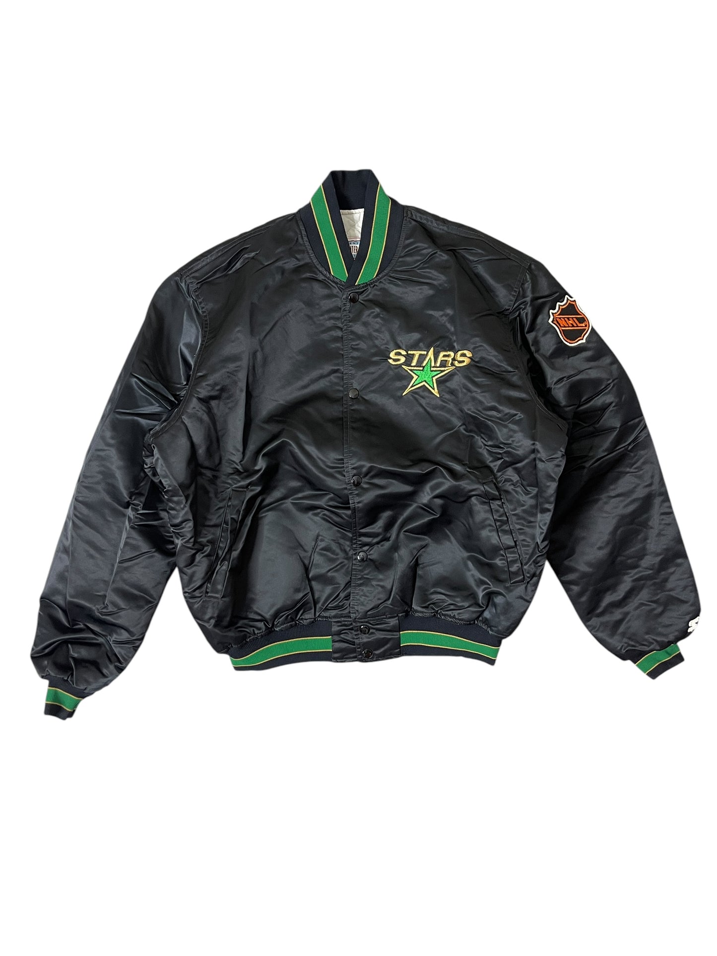 (XL) 90S STARTER MINNESOTA NORTHSTARS SATIN JACKET