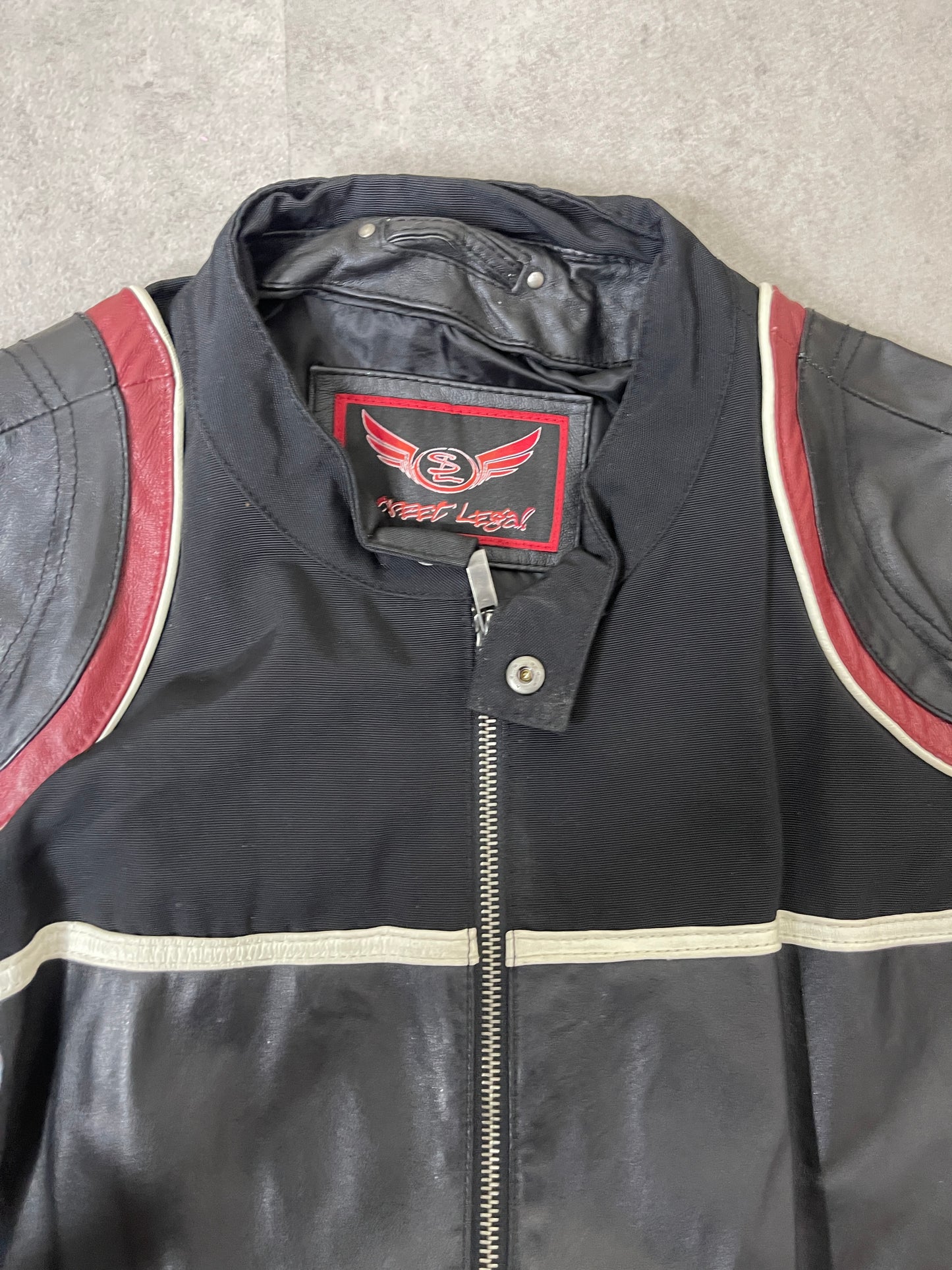 (XL) STREET LEGAL LEATHER JACKET